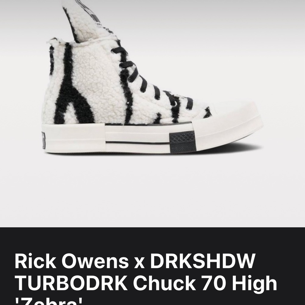 Rick Owens x Drkshdw zebra print